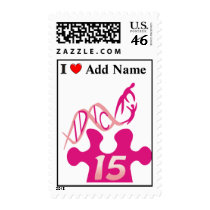 IDIC15 Postage Pink Puzzle Customize