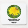 Idiosyncratic Pollinator Inside Bee On A Dandelion Mousepads