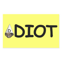 Idiot Obama stickers