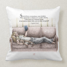 Idle Moment Throw Pillows