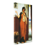 Idle Thoughts ~ John William Godward Canvas Print