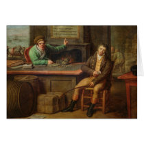 Idleness, 1818 greeting card