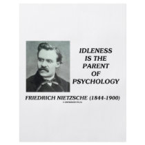 Idleness Is The Parent Of Psychology Personalized Flyer