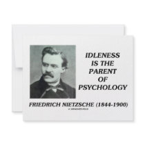 Idleness Is The Parent Of Psychology invitations