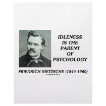 Idleness Is The Parent Of Psychology letterhead