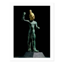 Idol of the storm god Baal, from Syria, Bronze Age Post Cards