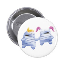 Idolz Monsters Tut & Tess Button