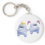 Idolz Monsters Tut & Tess keychains