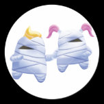 Idolz Monsters Tut & Tess Round Sticker