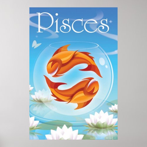 Idolz Pisces Poster zazzle_print