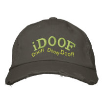iDOOF Psytrancer embroidered hats by webgrrl iDOOF Psytrancer embroidered hats