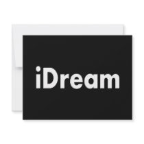 iDREAM invitations by tomrent iDREAM invitations