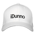 iDunno Embroidered Baseball Caps