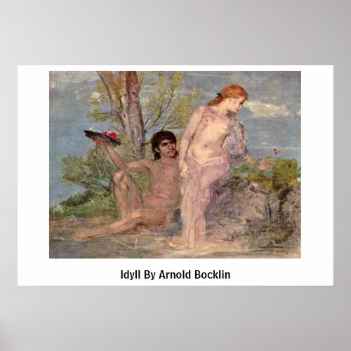 Idyll By Arnold Bocklin Posters