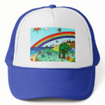 Idyllic Children's Landscape -- Paradise Binder Mesh Hats