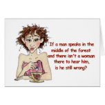 If A Man Speaks Greeting Cards