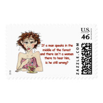 If A Man Speaks Postage Stamp