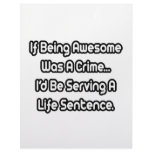 If Being Awesome Was A Crime.. Personalized Letterhead