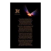 If by Rudyard Kipling with Phoenix Firebird Print