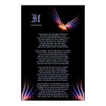 If by Rudyard Kipling with Phoenix Firebird Print