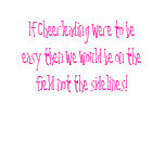 If cheerleading was easy........... t shirt