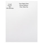 If Dad Says No Letterhead