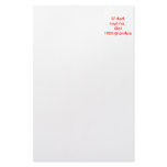 If Dad Says No (red) Stationery Design