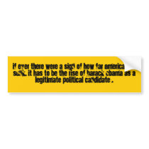 If ever there were a sign of how f... - Customized bumper stickers