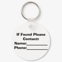 If Found Please Contact keychains by christigmc If Found Please Contact keychains