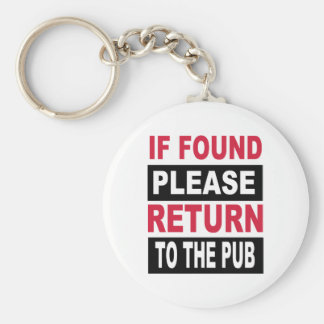 If Found Please Return To Keychains | Zazzle