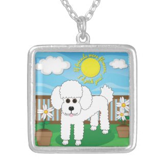 If friends were flowers, I'd pick you Dog Necklace