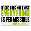 If God Does Not Exist Everything is Permissible cards