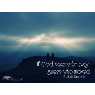 If God Seems far print