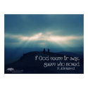 If God Seems far posters