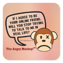 If I accept your friend request will you go away? Sticker