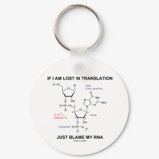 If I Am Lost In Translation Just Blame My RNA keychain