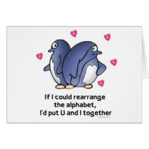 If I could rearrage the Alphabet... cards