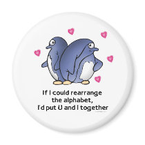 If I could rearrage the Alphabet... magnets