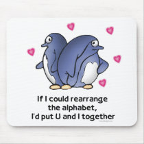 If I could rearrage the Alphabet... Mouse Pad