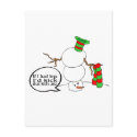 If I Had Legs Id Kick That Kids Ass (Snowman) postcards by CelebrationZazzle If I Had Legs Id Kick That Kids Ass (Snowman) postcards