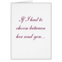 If I had to choose... cards by lvanderv If I had to choose... cards
