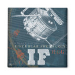 If: Irregular Frequency Satellite 66 Refrigerator Magnet