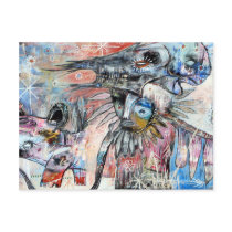 artsprojekt, skull, native, primal, feather, contour feather, John Bauer (illustrator), aftershaft, fairy, alula, plot device, bastard wing, scalar product, body covering, down feather, down, spurious wing, real number, quill feather, complex quantity, complex number, flight feather, hackle, inner product, dot product, rational number, ejaculate, seminal fluid, indigene, bodily fluid, body fluid, milt, animal material, liquid body substance, velleity, levantine, indigen, imaginary number, irrational number, scapular, Postcard with custom graphic design