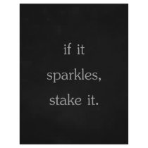 If it sparkles, stake it. letterhead by charlottepoe If it sparkles, stake it. letterhead