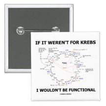 If It Weren't For Krebs I Wouldn't Be Functional Pin