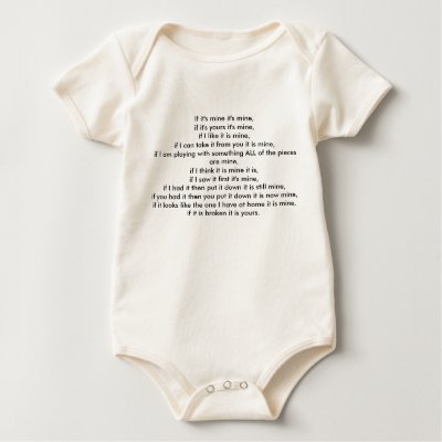 If it's mine it's mine,if it's yours it's mine,... t shirts by number31