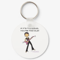 If it's too loud... keychains