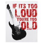 If it's too loud your too old! flyers