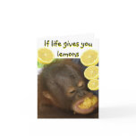 If Life Gives you Lemons Card