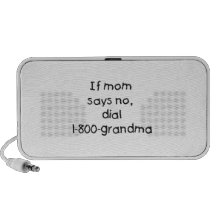 if mom says no...(black) notebook speaker